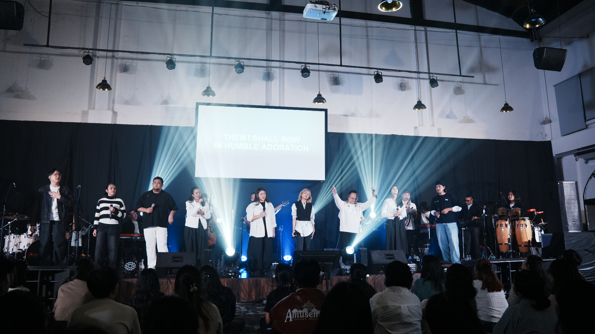 Psalm of Praise: SELAH live stage production with performers and audience.